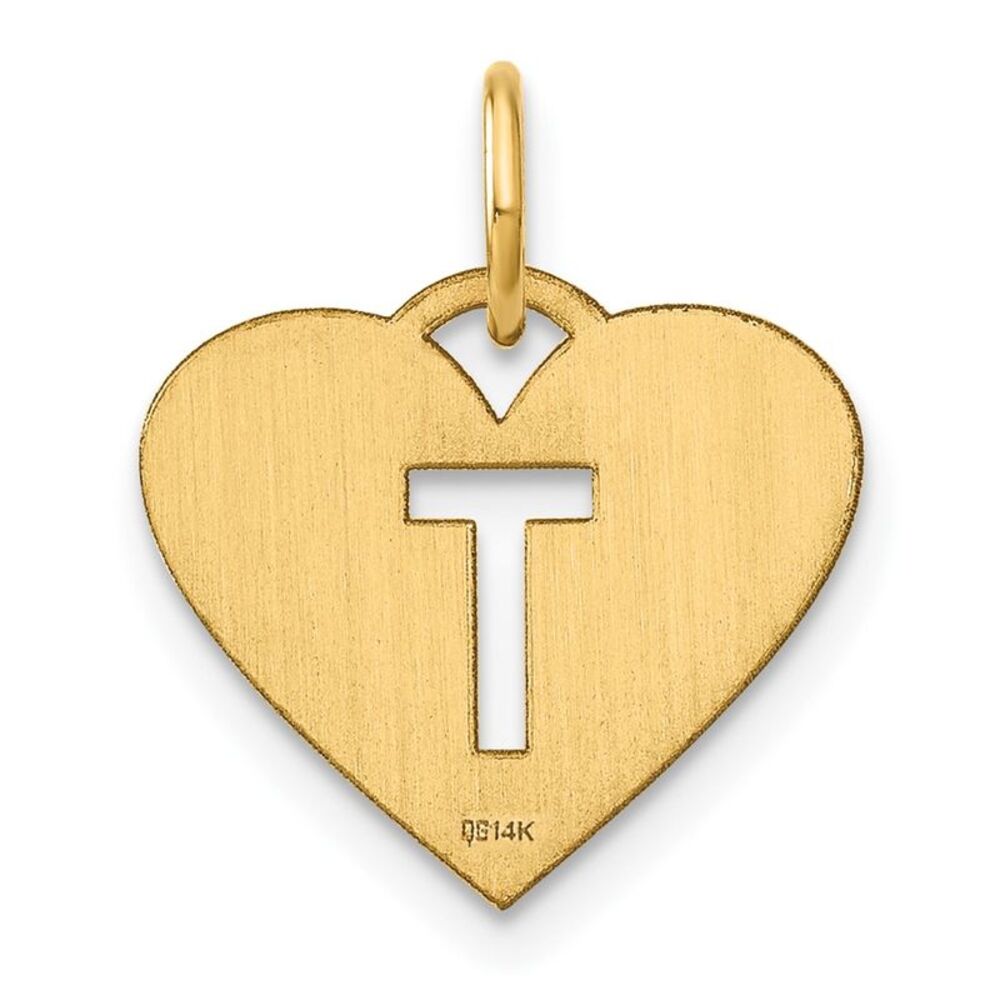Kazi Luxury 14k Yellow Gold Initial Letter T Init… - image 3
